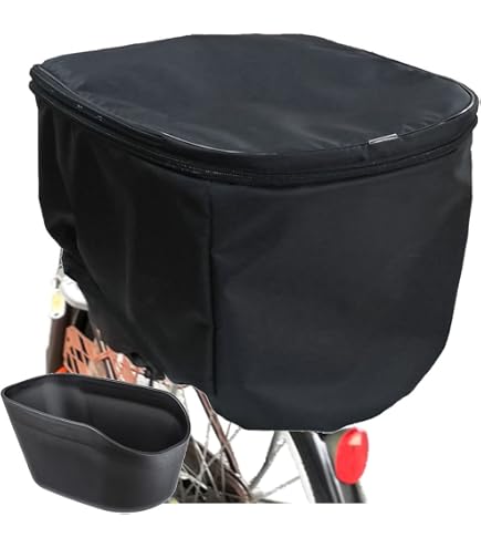 Amazon | パナソニック(Panasonic) リヤバスケット 自転車 ブラック 幅